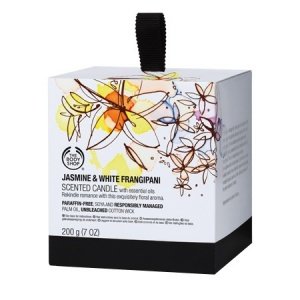 Jasmine & White Frangipani Scented Candl