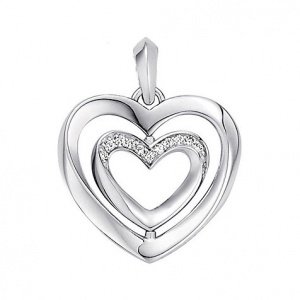 JETTE Charm zwei Herzen