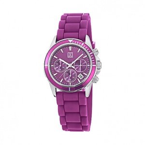 JETTE Damenchronograph Rock Solid Berry