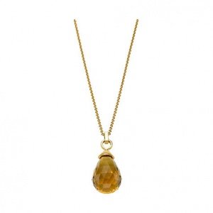 JETTE Gold Collier Golden Drop