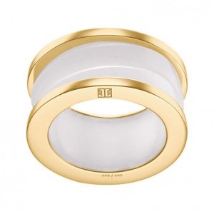 JETTE Gold Damenring Twisted