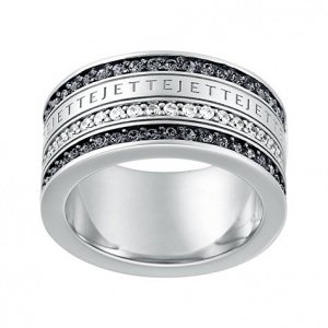 JETTE Silber Damenring Frame