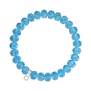 JETTE blaues Minicharm Armband