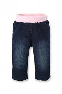 Jeans mit Jersey-Futter