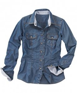 Jeansbluse
