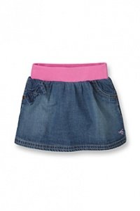 Jeansrock mit Rippbund