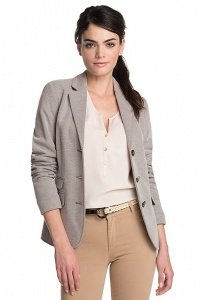 Jersey-Blazer, 2Tone Piqué