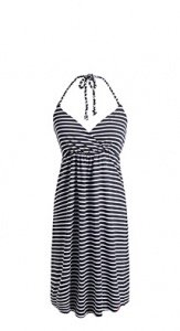 Jersey Neckholederkleid