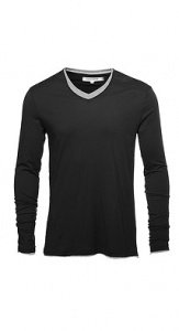 Jersey-Shirt aus Baumwolle-Viskose