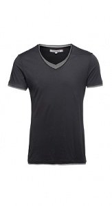 Jersey-Shirt aus Baumwolle-Viskose