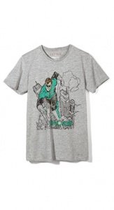 Jersey T-Shirt mit Superhelden