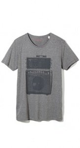 Jersey T-Shirt mit lässigem Print