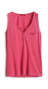 Jersey Tank-Top im Washed-Look