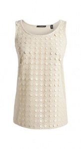 Jersey Top mit Fancy-Spitze