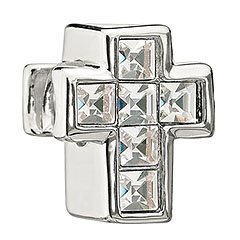 Jeweled Cross Bead