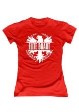 JGA Girlie Shirt Elite Braut rot