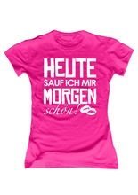 JGA Girlie Shirt Heute sauf ich... fuchs