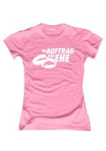 JGA Girlie Shirt Im Auftrag der Ehe rosa