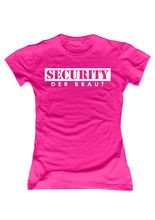 JGA Girlie Shirt Security der Braut fuch
