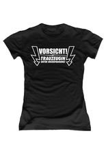 JGA Girlie Shirt Trauzeugin unter Hochsp