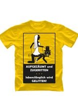 JGA T-Shirt Aufgezäumt und Zugeritten