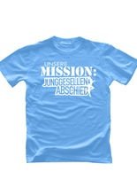 JGA T-Shirt Mission JGA hellblau