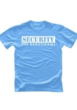 JGA T-Shirt Security des Bräutigams hell