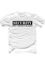 JGA T-Shirt Security des Bräutigams weis