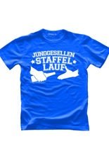 JGA T-Shirt Staffellauf blau