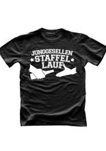 JGA T-Shirt Staffellauf schwarz