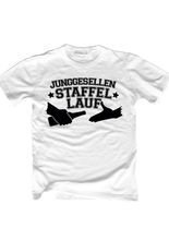 JGA T-Shirt Staffellauf weiss