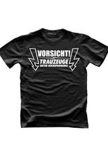 JGA T-Shirt Trauzeuge unter Hochspannung