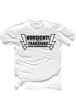 JGA T-Shirt Trauzeuge unter Hochspannung