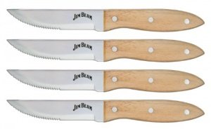 Jim Beam Grillbesteck Steakmesserset, 4 tlg.