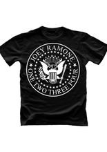 Joey Ramone 1234 Seal T-Shirt schwarz