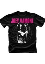 Joey Ramone Mic Seal T-Shirt schwarz