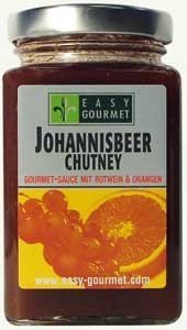 Johannisbeer Chutney mit Rotwein und Ora