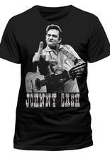 Johnny Cash Finger Salutes T-Shirt schwa