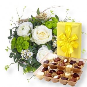 Jolie und Belgische Pralinen