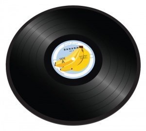 JosephJoseph Glasplatte Banane Vinyl