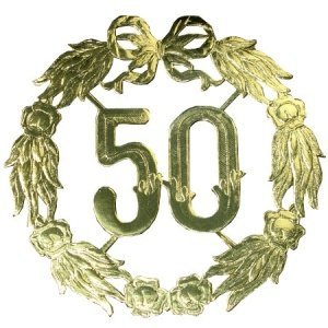 Jubiläumskranz 50, gold