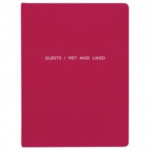 Jumbo Notizbuch Guests I met and liked