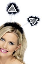 Junggesellin Haarreif schwarz