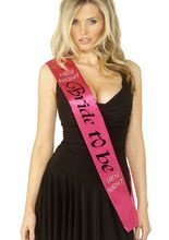 Junggesellinnenabschied Braut Schärpe ro