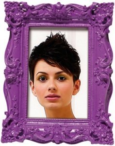 KARE Bilderrahmen Shocking Barock lila