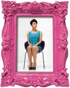 KARE Bilderrahmen Shocking Barock rosa