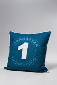 KARE Kissen Number One Blau