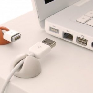 Kabelclips Cable Drop 6er Set weiß