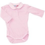 Käthe Kruse - Langarm Babybody Kragen ro