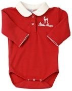 Käthe Kruse - Langarm-Babybody rot, kbA